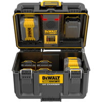 DEWALT Caja de carga ToughSystem 2.0, Estación de carga negro