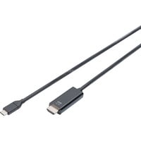 Digitus Cable adaptador USB-C > HDMI A, 4K @ 60HZ negro