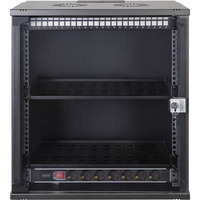 Digitus Set de red SOHO Pro 19" 540x400 mm (AnxP), Armario IT negro