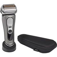 Procter & Gamble Series 9 Pro+ 9615S Máquina de afeitar de láminas Recortadora Negro, Gris gris/Plateado, Máquina de afeitar de láminas, Negro, Gris, Acero inoxidable, Botones, LED, AC/Batería