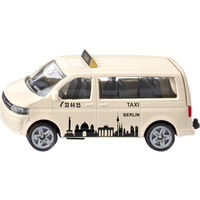 SIKU VW T5 taxi van Modelo a escala del minibus "Samba Bus" Previamente montado, Automóvil de construcción Modelo a escala del minibus "Samba Bus", Previamente montado, VW T5 taxi van, Cualquier género, Metal, Plástico, Blanco