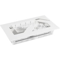 Alphacool Apex Distroplate VPP/D, Refrigeración por agua blanco/Transparente