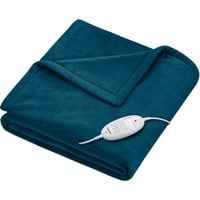Beurer Manta térmica HD75 Cosy Ocean, Mantas eléctricas azul oscuro