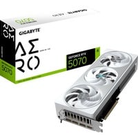 GIGABYTE GeForce RTX 5070 AERO OC 12G Tarjeta Gráfica - 12GB GDDR7, 192 bits, PCI-E 5.0, 2625 MHz Core Clock, 3 x DP 2.1a, 1 x HDMI 2.1b, NVIDIA DLSS 4, GV-N5070AERO OC-12GD 192 bits, PCI-E 5.0, 2625 MHz Core Clock, 3 x DP 2.1a, 1 x HDMI 2.1b, NVIDIA DLSS 4, GV-N5070AERO OC-12GD, GeForce RTX 5070, 12 GB, GDDR7, 192 bit, 7680 x 4320 Pixeles, PCI Express x16 5.0