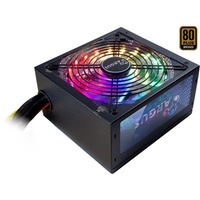 Inter-Tech Argus RGB-500W II, Fuente de alimentación de PC negro