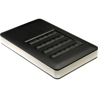 Inter-Tech GD-25LK01 Caja de disco duro (HDD) Aluminio, Negro 2.5", Caja de unidades negro, Caja de disco duro (HDD), 2.5", SATA, Serial ATA II, Serial ATA III, 5 Gbit/s, Conexión USB, Aluminio, Negro
