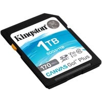 Kingston Canvas Go! Plus 1 TB SDXC, Tarjeta de memoria negro