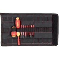 Wiha Destornillador con portapuntas electric slimVario rojo/Amarillo