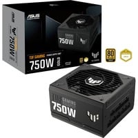 ASUS TUF Gaming 750W Gold unidad de fuente de alimentación 20+4 pin ATX ATX Negro, Fuente de alimentación de PC negro, 750 W, 100 - 240 V, 130 W, 744 W, 130 W, 9,6 W