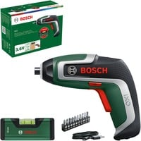 Bosch Atornillador inalámbrico IXO 7 Set de nivel de burbuja 3,6Volt, Destornillador verde/Negro
