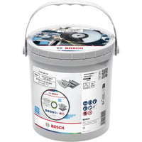 Bosch Disco de corte para acero inoxidable y metal, Ø 125 mm, 100 piezas en cubo, Hoja 