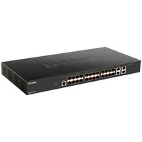 D-Link DXS-1210-28S switch Gestionado L2/L3 10G Ethernet (100/1000/10000) 1U Negro, Interruptor/Conmutador Gestionado, L2/L3, 10G Ethernet (100/1000/10000), Montaje en rack, 1U