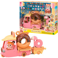 EPOCH Sylvanian Families - Carrito de donas con figura, Juegos de construcción 