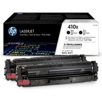 HP Paquete de 2 cartuchos de tóner negro Originales LaserJet 410X de alta capacidad 13000 páginas, Negro, 2 pieza(s)