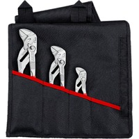 KNIPEX Juego de llaves de pinza, 3 piezas, Set de pinzas rojo