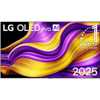 LG OLED97G57LW, OLED-TV plateado/Negro