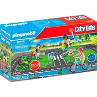 PLAYMOBIL City Life Circuito de bicicletas, Juegos de construcción 