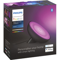 Philips Hue Lámpara de mesa White & Color Ambiance Bloom, Luz de LED negro