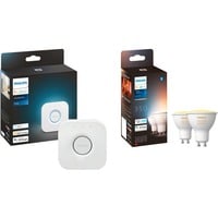 Philips Hue White Ambiance GU10 + Bridge, Lámpara LED 