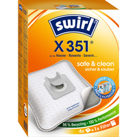 Swirl Bolsas para aspiradora X 351 (350) EcoPor, Bolsas de aspiradora 