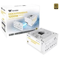 Thermaltake Dockpower FI 1200W Nieve, Fuente de alimentación de PC blanco