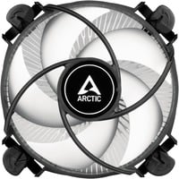 ARCTIC Alpine 17 Procesador Refrigerador de aire 9,2 cm Negro, Plata 1 pieza(s), Disipador de CPU negro/blanco, Refrigerador de aire, 9,2 cm, 100 RPM, 2000 RPM, 0,3 sonio, Negro, Plata