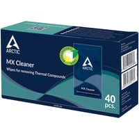ARCTIC MX Cleaner, Paños de limpieza Limpiador de pasta térmica, CPU, Disipador térmico, 40 pieza(s), 52 mm, 147 mm, 82 mm