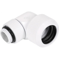 Alphacool Conector roscado Eiszapfen 13mm HardTube giratorio 90° G1/4 - Blanco, Conexión blanco