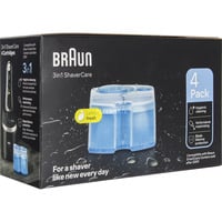 Braun CCR4 Cartucho de limpieza Cartucho de limpieza, Azul, Braun, Braun Clean&Charge, Box, 4 pieza(s)