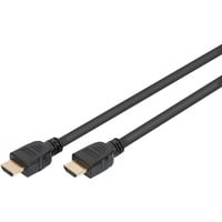 Digitus AK-330124-050-S, Cable negro