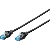 Digitus Cable de parche CAT 5e SF/UTP 1m negro