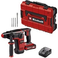EINHELL Martillo perforador inalámbrico profesional TP-HD 18/28 Li BL+4, 18Volt rojo/Negro