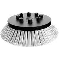 GARDENA Cepillo de plato suave, para limpiador múltiple a batería AquaBrush, Cepillos de lavado gris/Turquesa