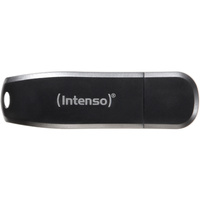 Intenso Speed Line unidad flash USB 256 GB USB tipo A 3.2 Gen 1 (3.1 Gen 1) Negro, Lápiz USB negro, 256 GB, USB tipo A, 3.2 Gen 1 (3.1 Gen 1), 70 MB/s, Tapa, Negro