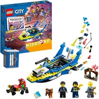 LEGO City 60355 Misiones de Investigación de la Policía Acuática, Juguete Interactivo y Digital, Juegos de construcción Juguete Interactivo y Digital, Juego de construcción, 6 año(s), Plástico, 278 pieza(s), 405 g