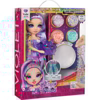 MGA Entertainment Rainbow High Rainbow Shimmers with Slime Fashion Doll - Violet (purple), Muñecos Rainbow High Rainbow Shimmers with Slime Fashion Doll - Violet (purple), Muñeca fashion, Femenino, 4 año(s), Niño/niña, 280 mm, Multicolor