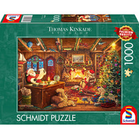 Schmidt Spiele Thomas Kinkade Studios: Santa revisa la lista de deseos, Puzzle 