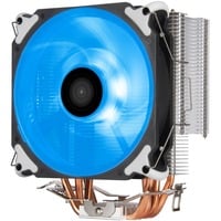 SilverStone AR12 RGB Procesador Enfriador 12 cm Negro, Acero inoxidable, Blanco, Disipador de CPU Enfriador, 12 cm, 700 RPM, 2200 RPM, 29 dB, 68,9 cfm