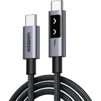 UGREEN Uno Cable USB-C a USB-C (100W) negro/Gris