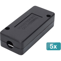 Digitus Módulo de conexión CAT 7, apantallado, 5 piezas negro