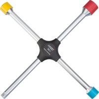 Hazet Llave cruzada para coche 705V, con fundas protectoras, Sierra circular 