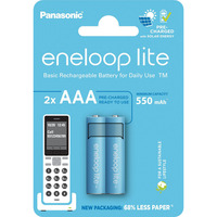 Panasonic eneloop lite BK-4LCCE/2DCP, Batería 