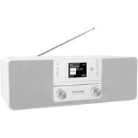 TechniSat 370 CD BT Personal Analógico y digital Blanco, Radio de baño blanco, Personal, Analógico y digital, DAB+,FM, 87.5 - 108 MHz, 174 - 240 MHz, 10 W