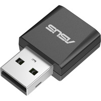 ASUS USB-BE 92 Nano, Adaptador Wi-Fi negro