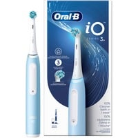 Braun Braun iO Series 3N Adulto Cepillo dental vibratorio Azul claro, Blanco, Cepillo de dientes eléctrico azul, Adulto, Cepillo dental vibratorio, Cuidados diarios, Azul claro, Blanco, 2 min, Azul, Blanco