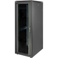 Digitus Armario de red de la serie Unique - 600 x 800 mm (an. x pr.), Armario IT negro, Rack o bastidor independiente, 32U, 800 kg, Negro