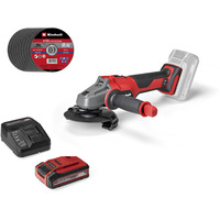 EINHELL 4326647, AXXIO 18/125, Amoladora angular rojo/Negro