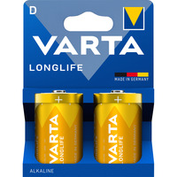 VARTA Batería Longlife LR20, D (Mono) 