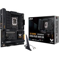ASUS TUF GAMING B760-PLUS WIFI D4 Intel B760 LGA 1700 ATX, Placa base negro, Intel, LGA 1700, Intel® Celeron®, Intel® Core™ i3, Intel® Core™ i5, Intel® Core™ i7, Intel® Core™ i9,..., LGA 1700, DDR4-SDRAM, 192 GB