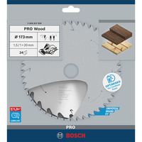 Bosch 2 608 837 690 hoja de sierra circular 17,3 cm 1 pieza(s) Madera, 17,3 cm, 2 cm, 1 mm, 8500 RPM, 1,5 mm